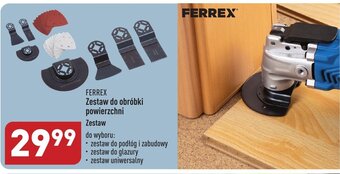 ALDI Ferrex Zestaw do obróbki powierzchni oferta