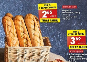 Biedronka Bagietka czosnkowa 165g oferta