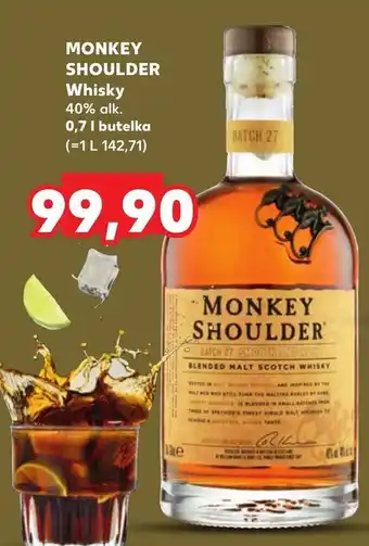 Kaufland Monkey Shoulder Whyski 40% alk. 0,7l oferta