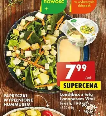 Biedronka Vital Fresh Lunchbox z tofu i ananasem 190g oferta