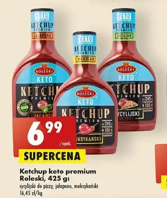 Biedronka Roleski Ketchup keto premium 425g oferta