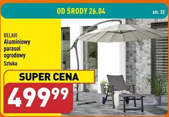 ALDI Belavi Aluminiowy parasol ogrodowy 1szt. oferta