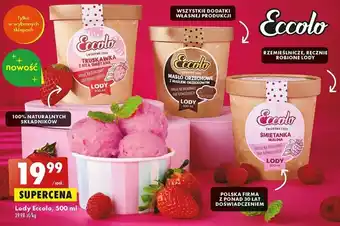 Biedronka Eccolo Lody 500ml oferta