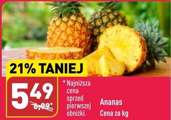 ALDI Ananas 1kg oferta