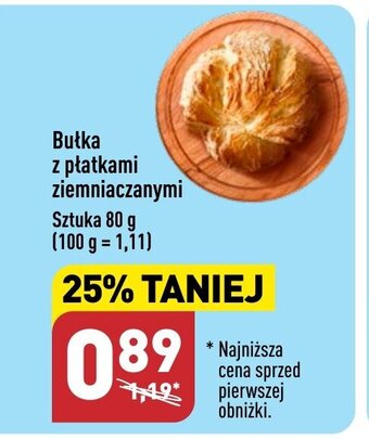 ALDI Bułka z płatkami ziemniaczanymi 80g oferta