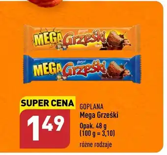 ALDI Goplana Mega Grześki Opak.48g oferta