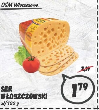 Wafelek Ser Włoszczowski 100g oferta