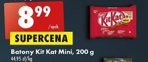 Biedronka Batoniki kitkat mini oferta