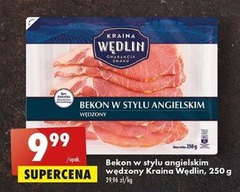 Biedronka Bekon w stylu angielskim wędzony kraina wędlin oferta