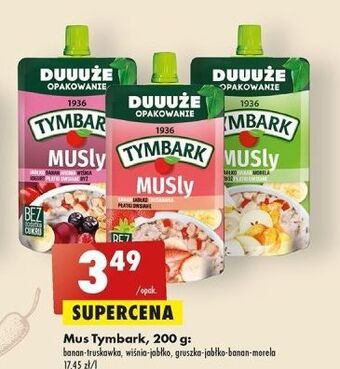 Biedronka Mus wiśnia- jabłko tymbark musly oferta