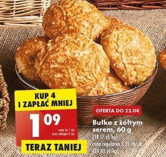 Biedronka Bułka z serem oferta