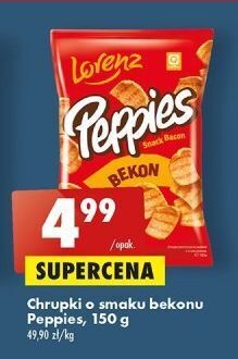 Biedronka Chrupki bekonowe lorenz peppies oferta