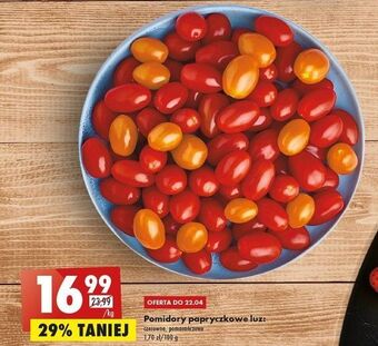 Biedronka Pomidory papryczkowe pomarańczowe oferta