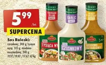 Biedronka Sos czosnkowy roleski oferta