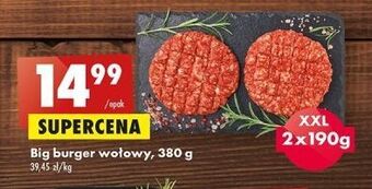 Biedronka Burger wołowy oferta