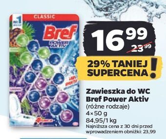 Netto Kostka do wc 4 function lavender + pine bref power aktiv oferta