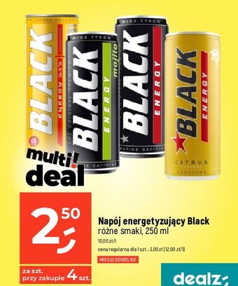 Dealz Napój energetyczny samurai mango black energy oferta