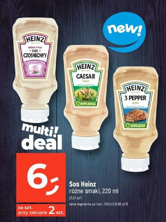 Dealz Sos 3 pepper heinz oferta