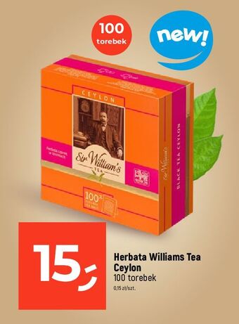 Dealz Herbata ceylon sir william's tea oferta
