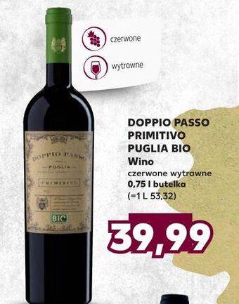 Kaufland Wino doppio passo primitivo oferta