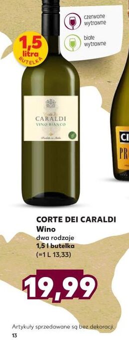 Kaufland Wino corte dei caraldi oferta