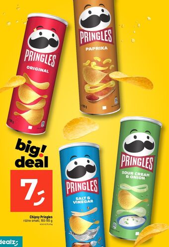 Dealz Chipsy sour cream-onion pringles oferta