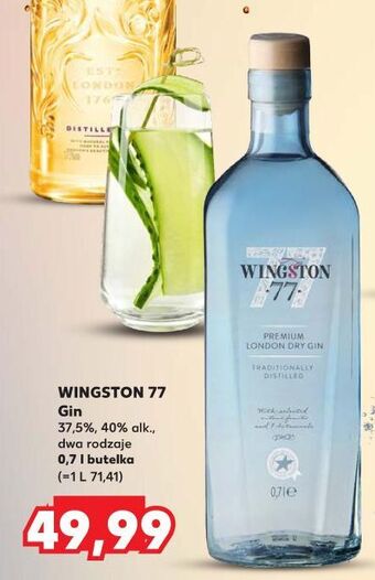 Kaufland Gin wingston 77 london dry oferta