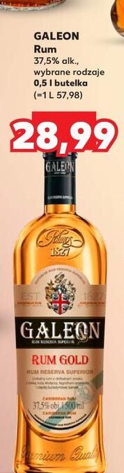 Kaufland Rum galeon gold oferta