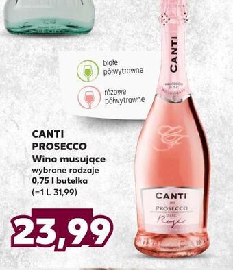 Kaufland Wino canti prosecco ice oferta
