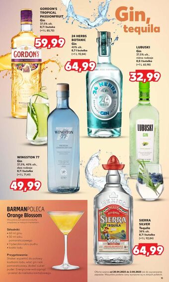 Kaufland Gin gordon's tropical passionfruit oferta