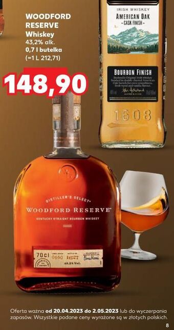 Kaufland Bourbon woodford reserve oferta
