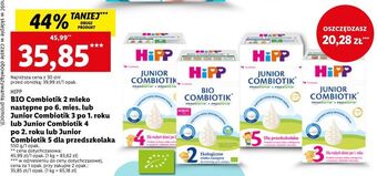 Lidl Mleko 3 hipp junior combiotik oferta