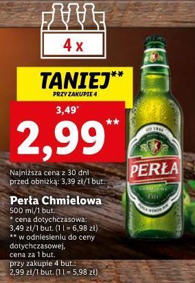 Lidl Piwo perła chmielowa oferta