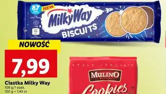 Lidl Ciastka ze spodem czekoladowym milky way oferta