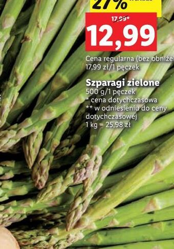 Lidl Szparagi zielone oferta