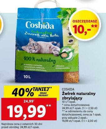 Żwirek dla kota coshida