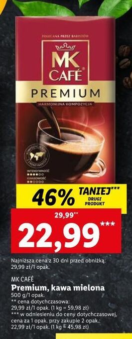 Lidl Kawa mk cafe premium oferta