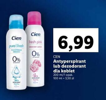 Lidl Dezodorant pure & fresh cien oferta