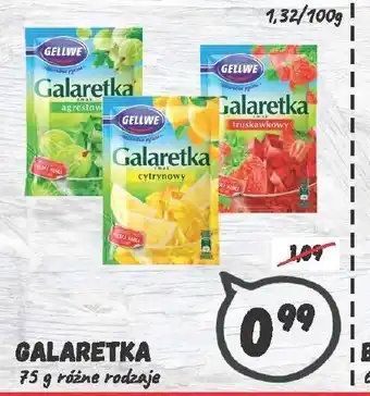 Wafelek Galaretka Gellwe 75g oferta