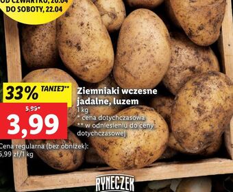 Lidl Ziemniaki wczesne oferta