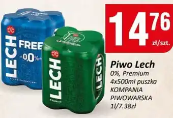 Chorten Kompania Piwowarska Piwo Lech 4x500ml oferta