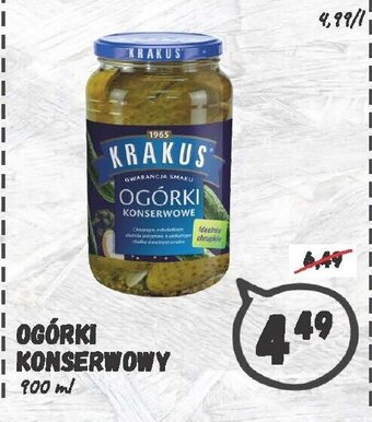 Wafelek Ogórki konserwowe Krakus 900ml oferta