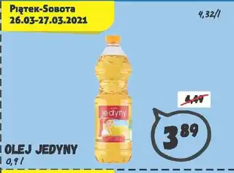 Wafelek Olej Jedyny 0,9l oferta