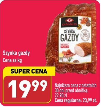 ALDI Szynka gazdy 1kg oferta