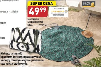 ALDI Home Creation Koc piknikowy XXL oferta