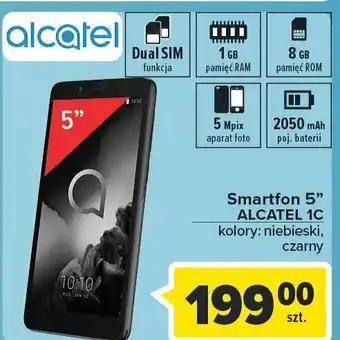 Carrefour Smartfon 1c czarny 1 SZT oferta