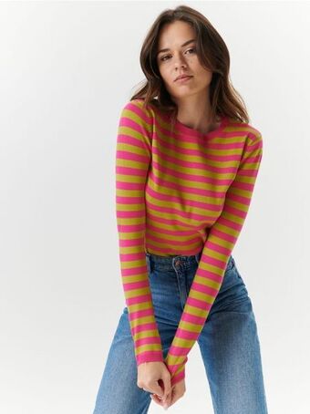 Sinsay Sweter w paski oferta