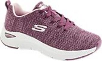Deichmann Fioletowe sneakersy damskie skechers oferta