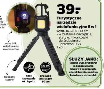 Netto Turystyczne narzędzie wielofunkcyjne 5 w 1 turys narzę wielof oferta