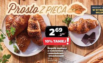 Netto Rogalik maślany z nadzieniem czekoladowo- -orzechowym oferta
